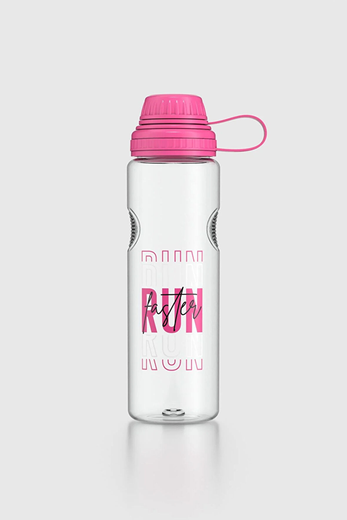 Renga Ege Yazı Desenli 750 ml Tritan Matara 912067 Fuşya