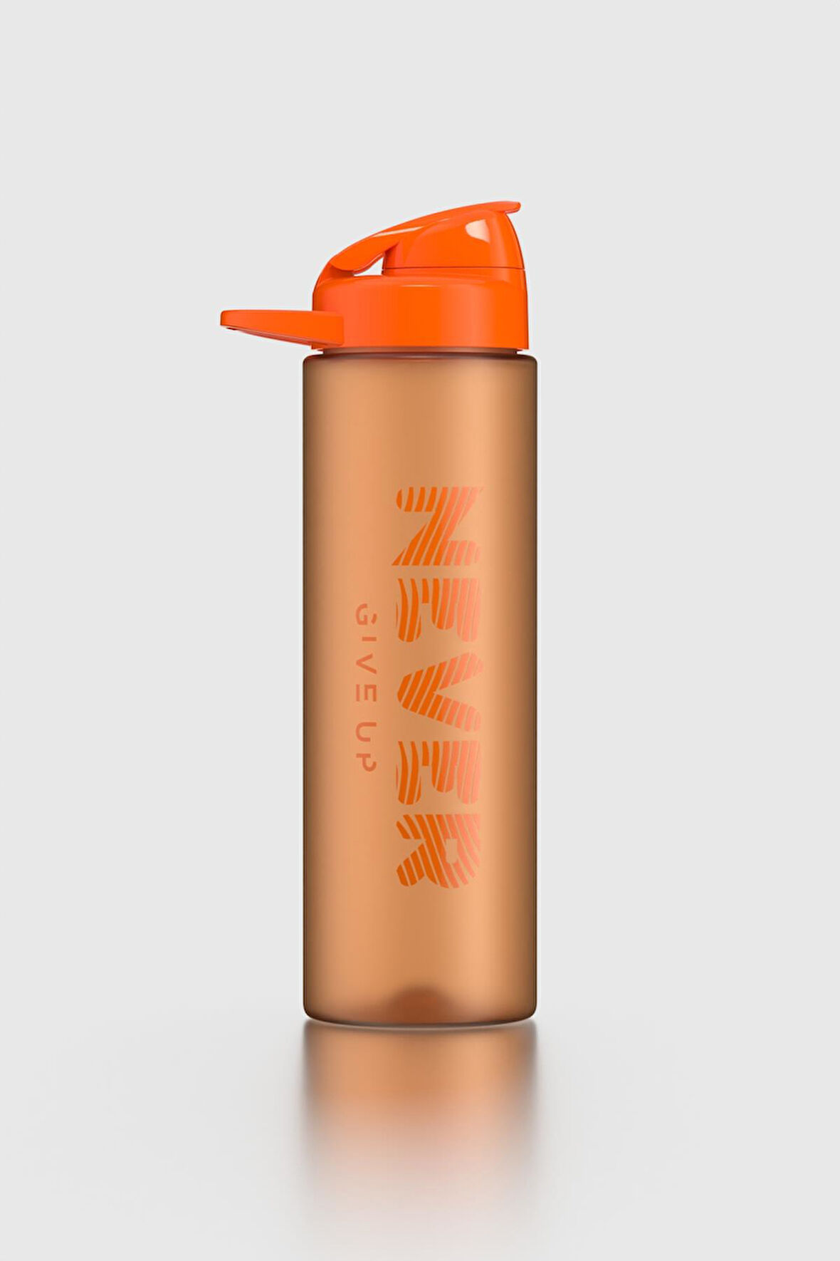 Renga Lidya Yazı Desenli 630 ml Mat Tritan Matara 912118 Turuncu