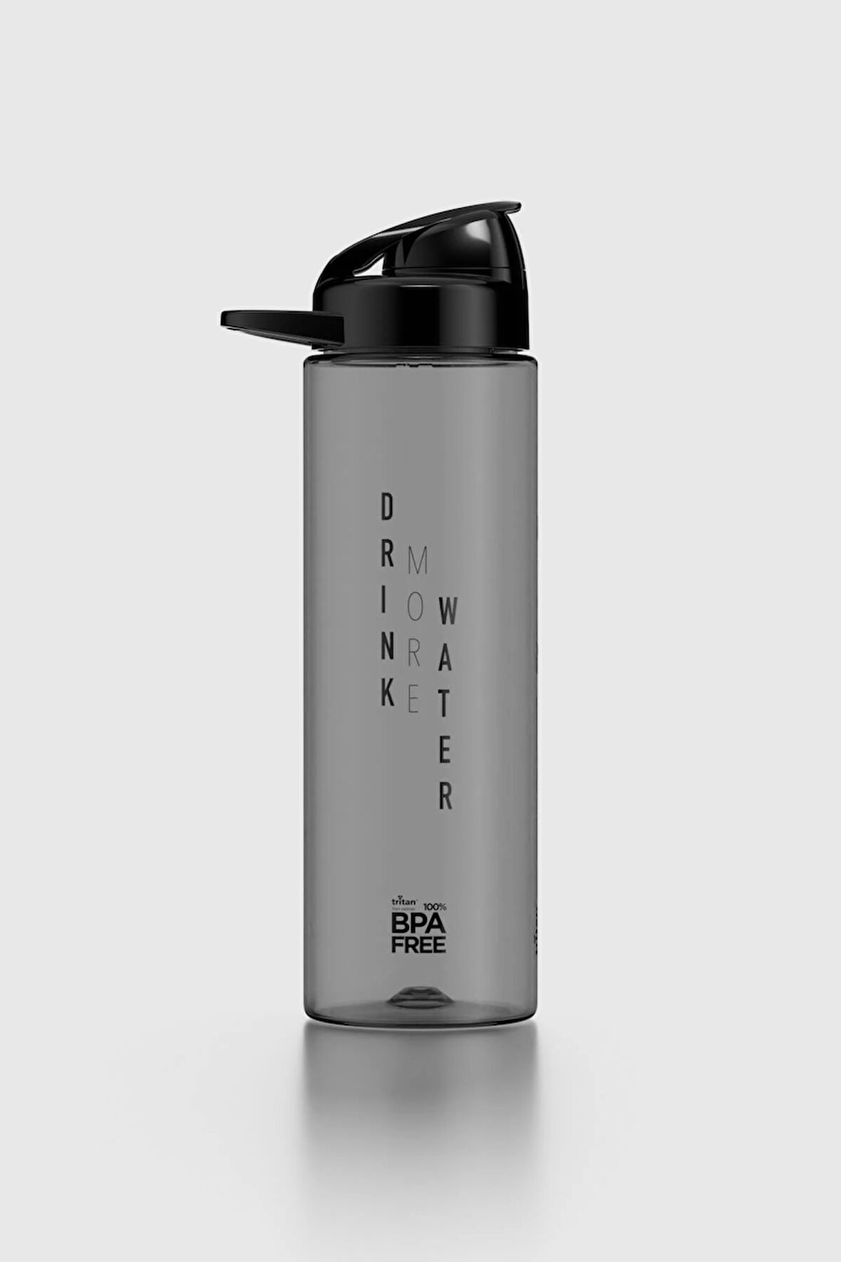 Renga Lidya Yazı Desenli 630 ml Tritan Matara 912033 Siyah