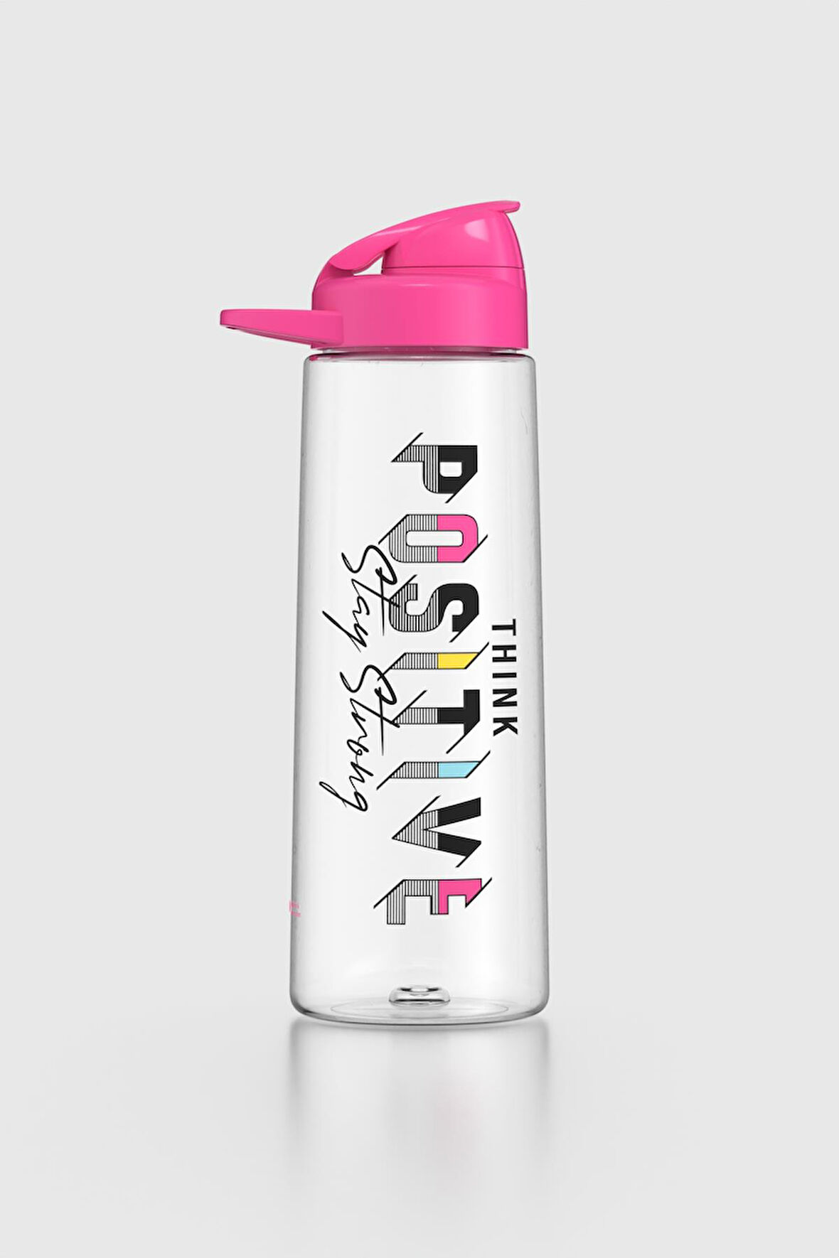 Renga Lidya Positive Desen 730 ml Tritan Matara 912035 Fuşya