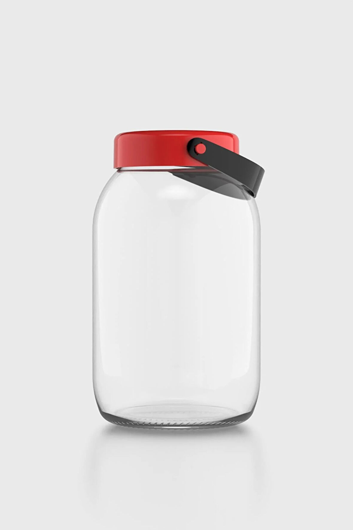 Renga Macro 3000 ml Kırmızı Kapaklı Cam Kavanoz 131016