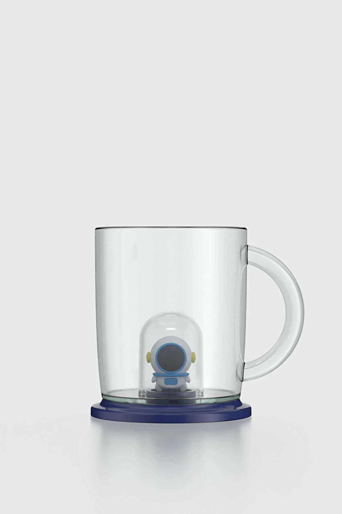 Renga Joy Astronot Figürlü 250 ml Kulplu Tritan Bardak 222059 Mavi