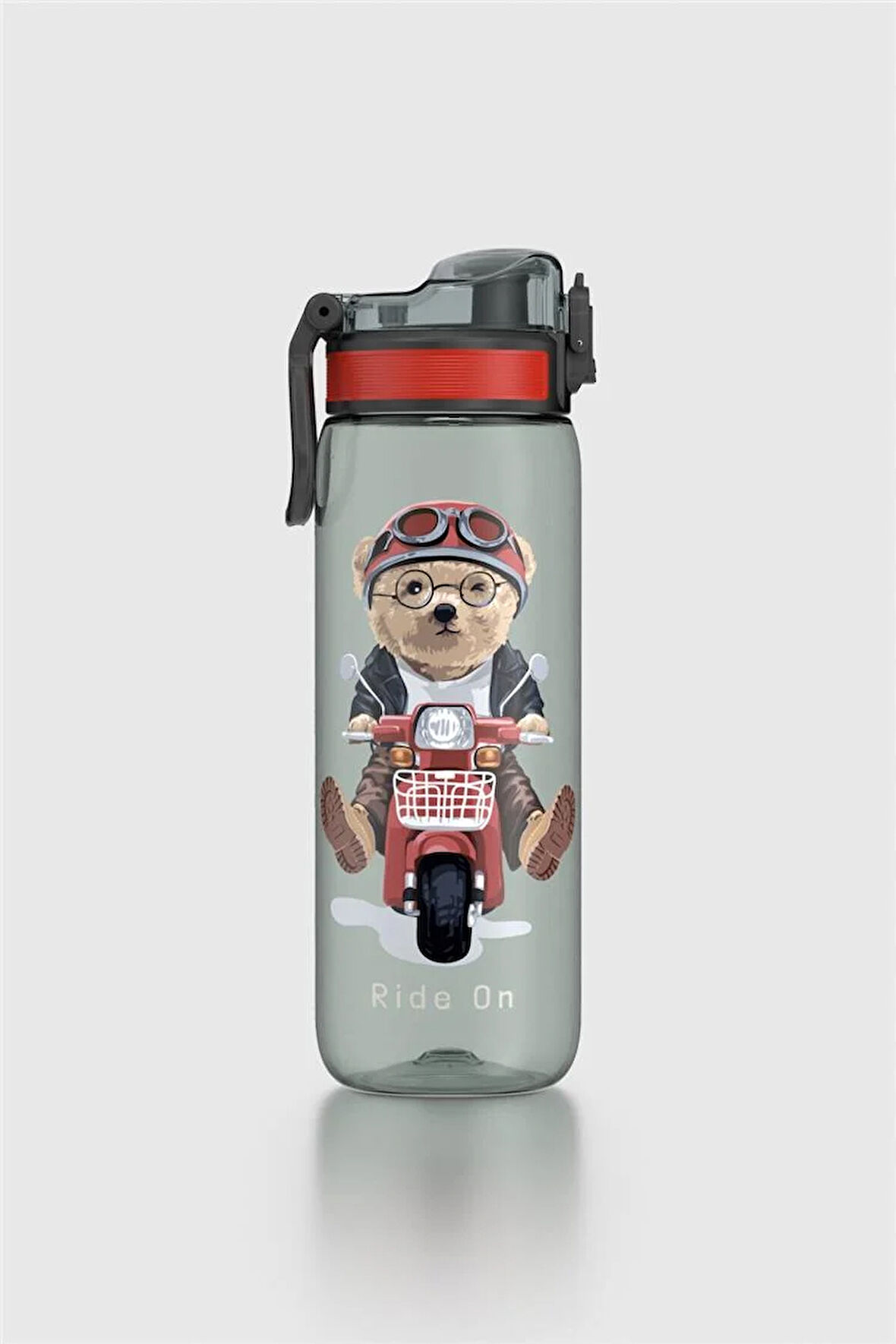 Renga Rybo-X Desenli 630 ml Tritan Çocuk Matara 912163 Siyah