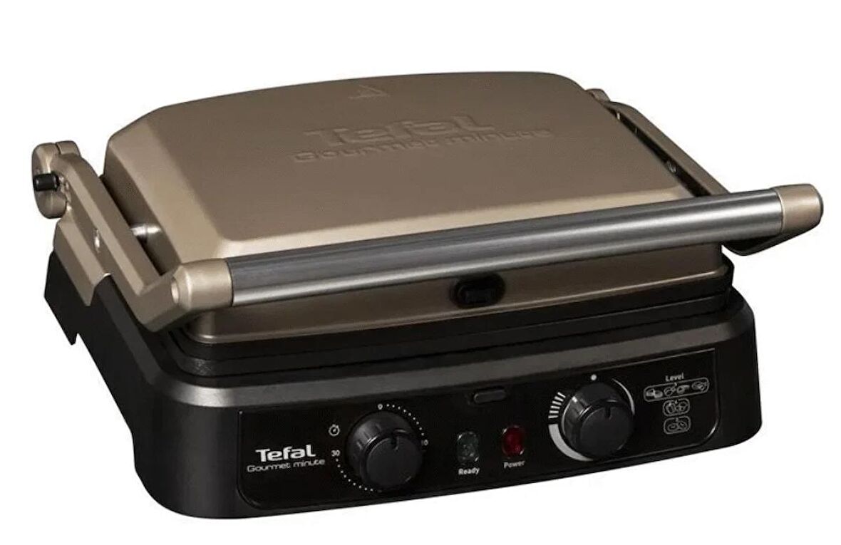 Tefal Gourmet Minute Zaman Ayarlı Şampanya 2000 W Tost Makinesi