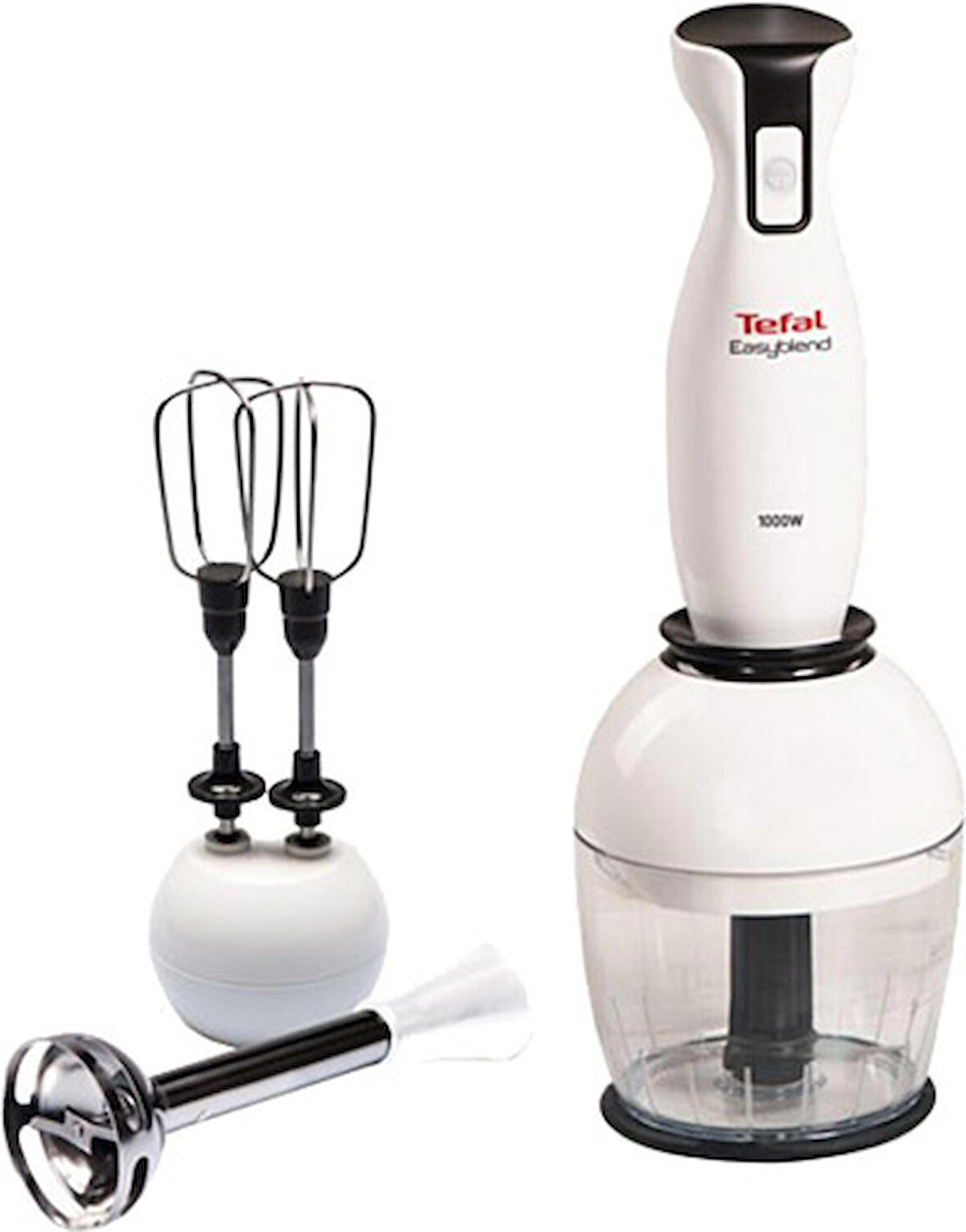 Tefal Easyblend HB1811TR 1000 W Set Mikser Beyaz