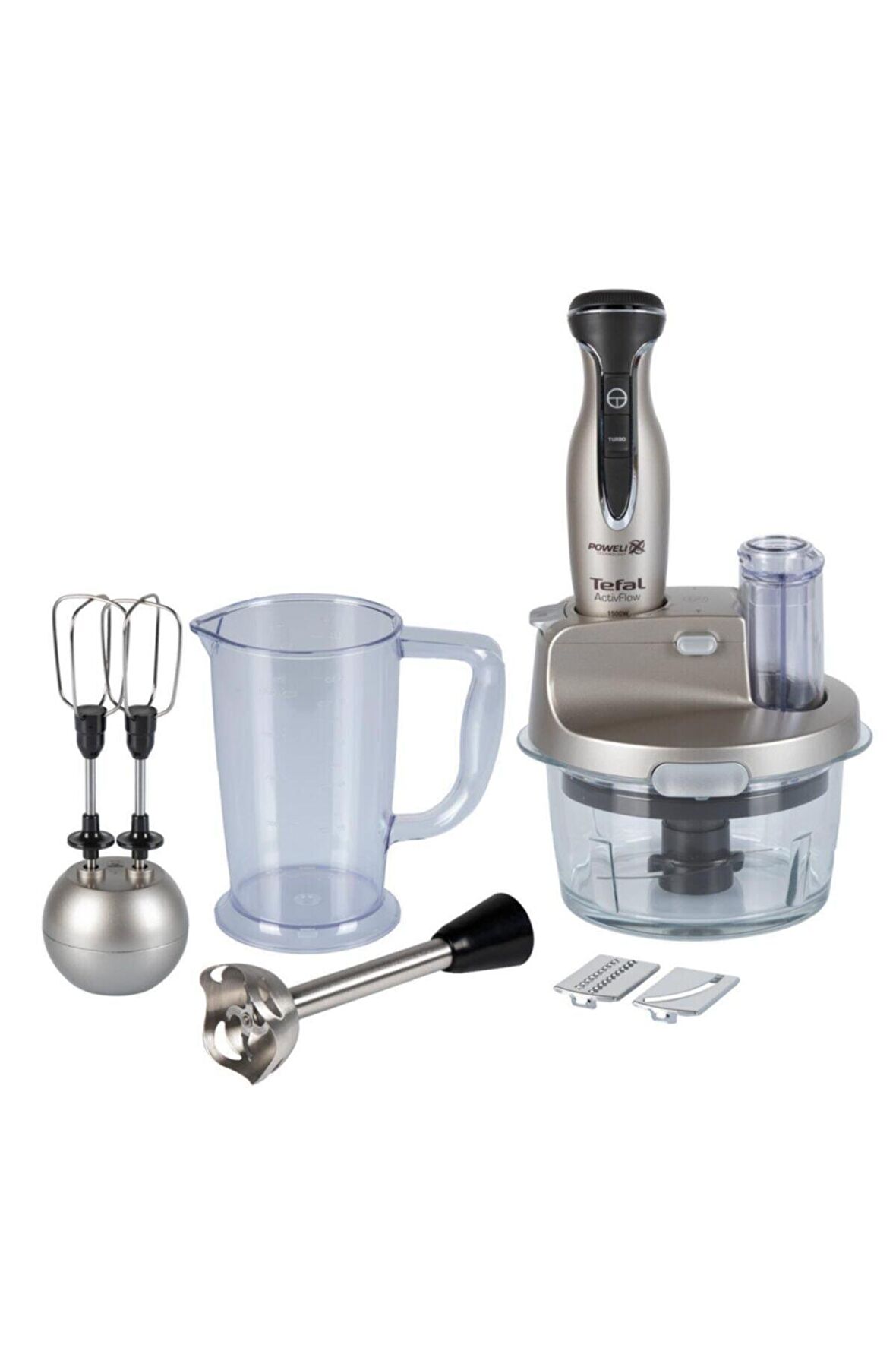 Tefal Powelix Activflow Expert Gümüş 1500 W Blender Seti