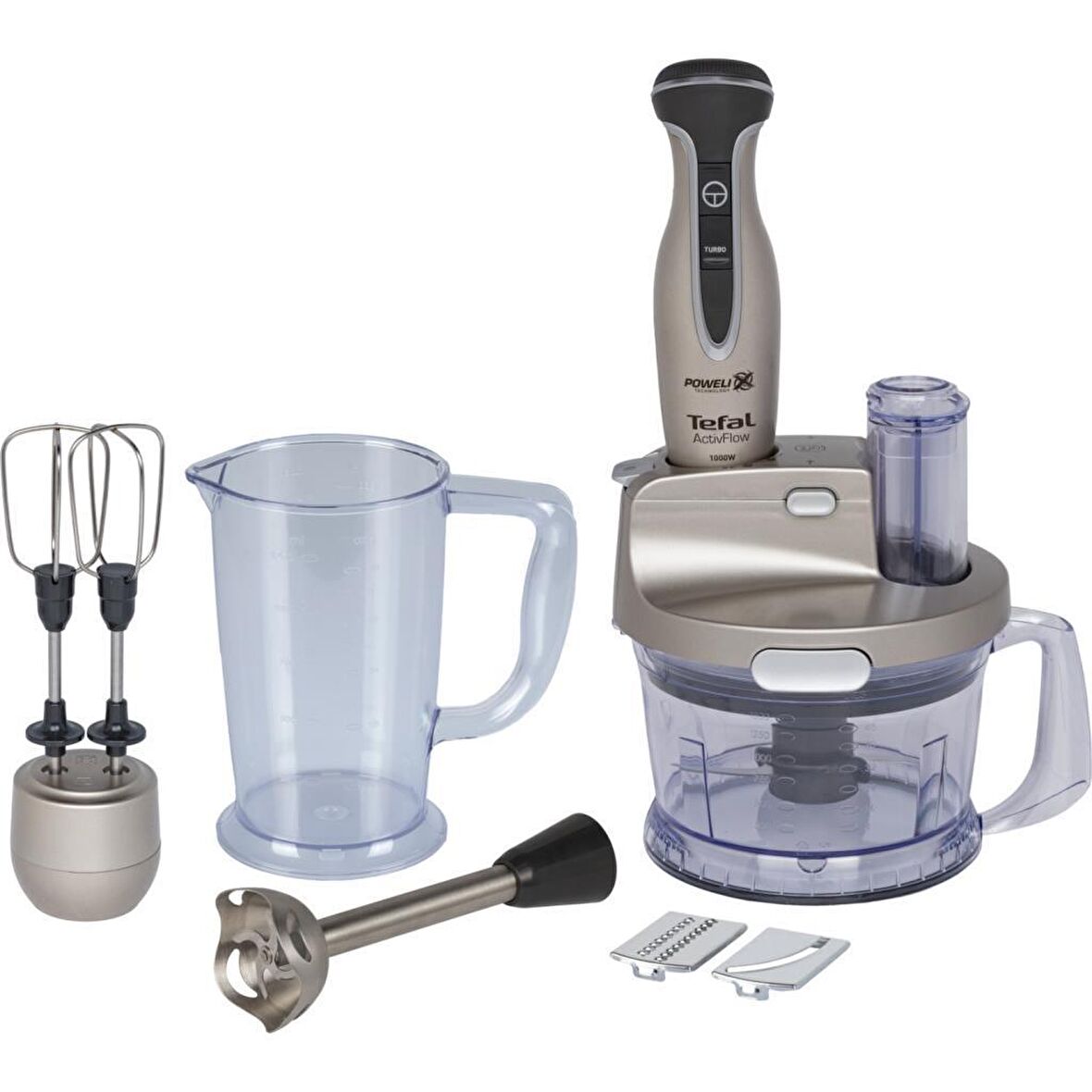 Tefal HB234 Powerlix Actiflow 1000 Watt Blender Seti [gümüş] - 9100047152