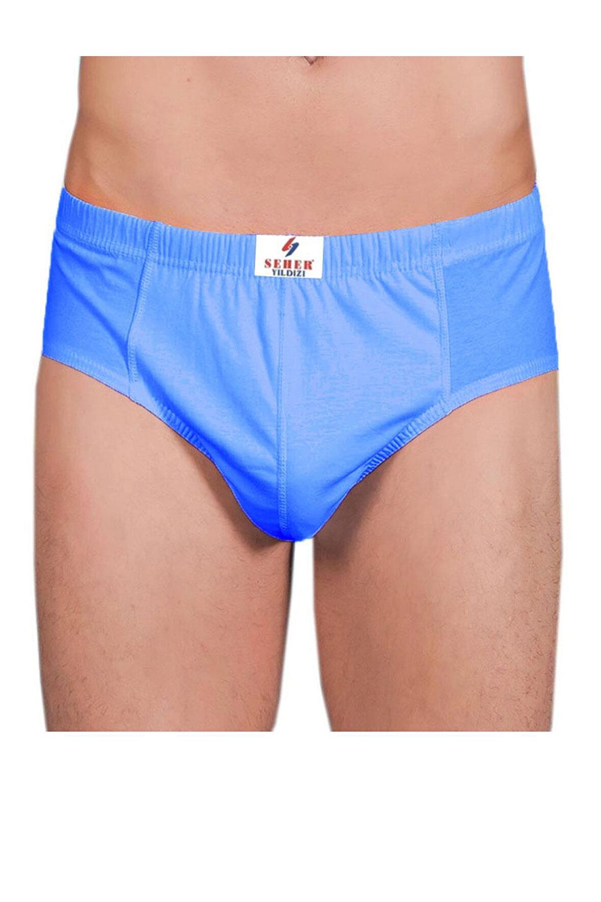 Seher Yıldızı Pamuklu Erkek Slip Külot Renkli 6 Lı Paket