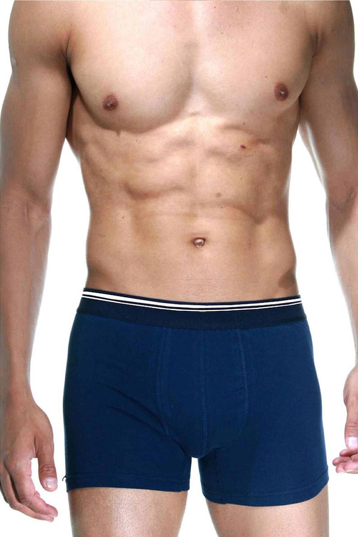Berrak İç Giyim 1097 Pamuklu Likralı Boxer Külot Don 3 lü Paket