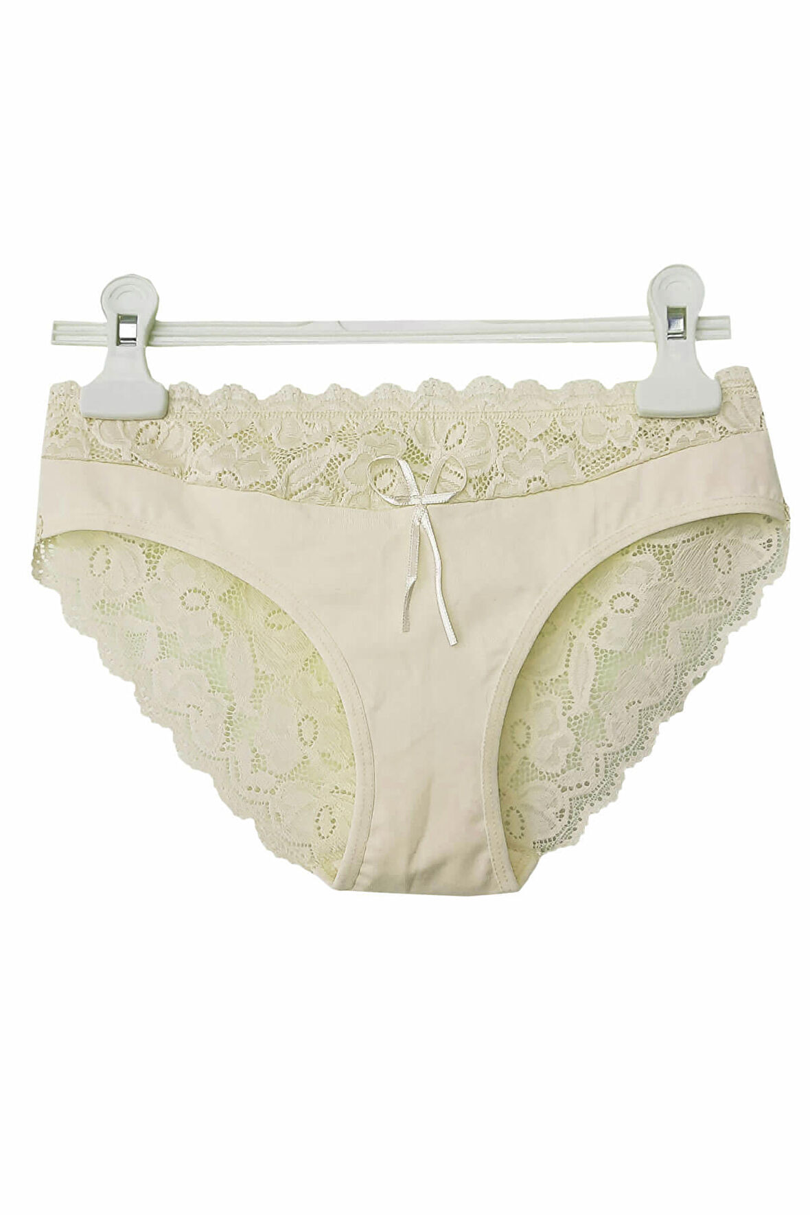 Kadın Dantel Külot Pamuklu Renkli Güpürlü Bikini Yumuşak