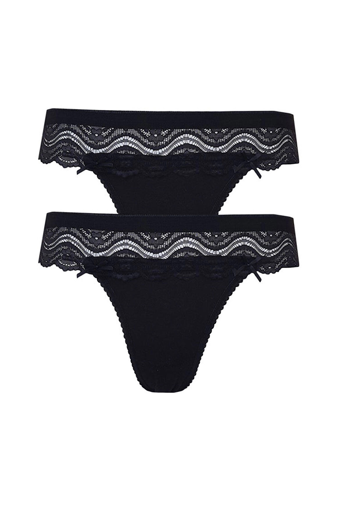 2li Kadın Dantel Detaylı Bikini Kaliteli Ekonomik Yumuşak