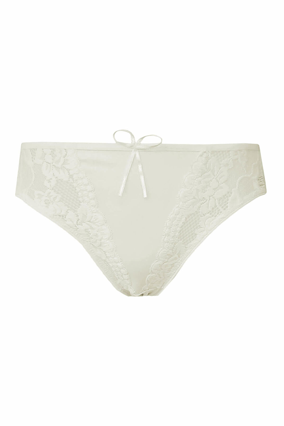 Kadın Dantel Detaylı Külot Pamuklu Renkli Güpürlü Bikini