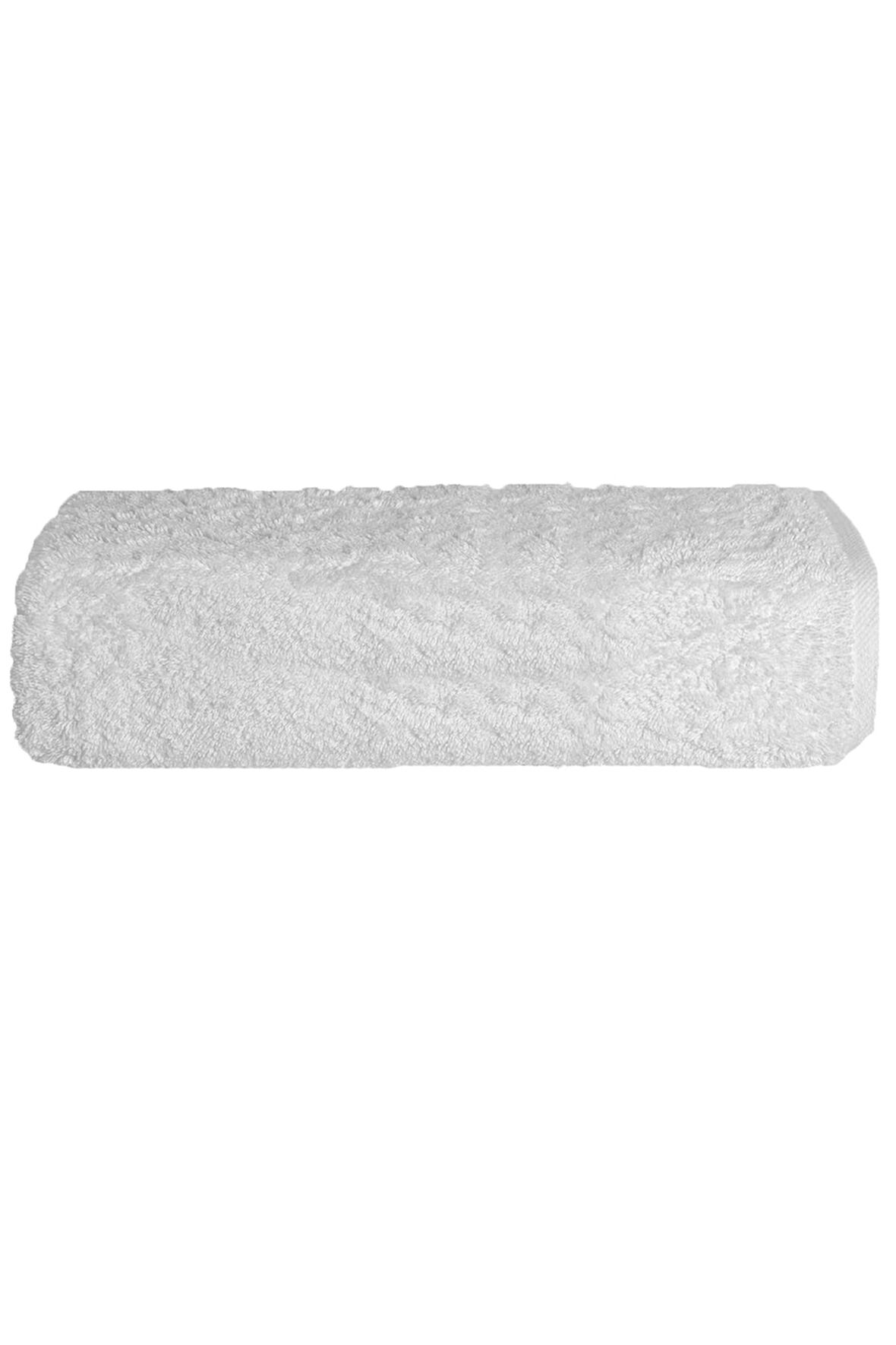 Otel Banyo Havlusu %100 Pamuklu 90X150 Cm Beyaz 16/1 Aksoft 610 Gr