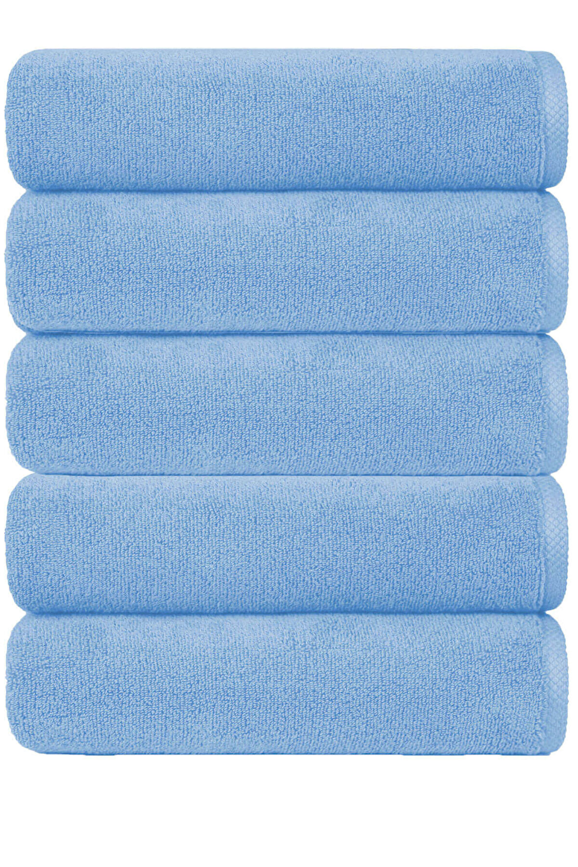 5 li Otel Banyo Havlusu Pamuklu 90X150 Cm Renkli 16/1 Avs 580 Gr