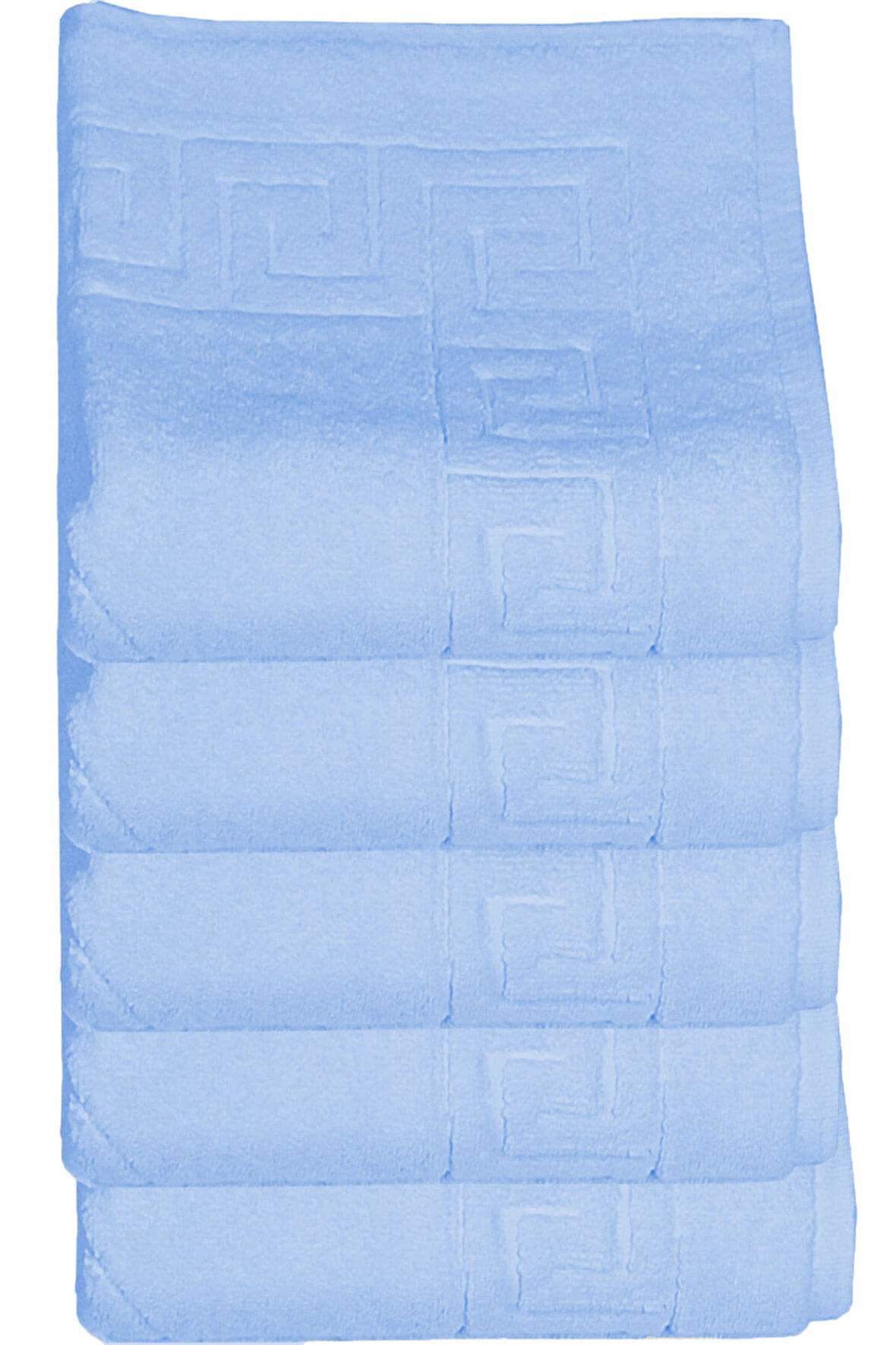 5 li Otel Ayak Havlusu Bukle Ayak İzli 50x70 Cm Renkli 16/2 Avs 250 Gr