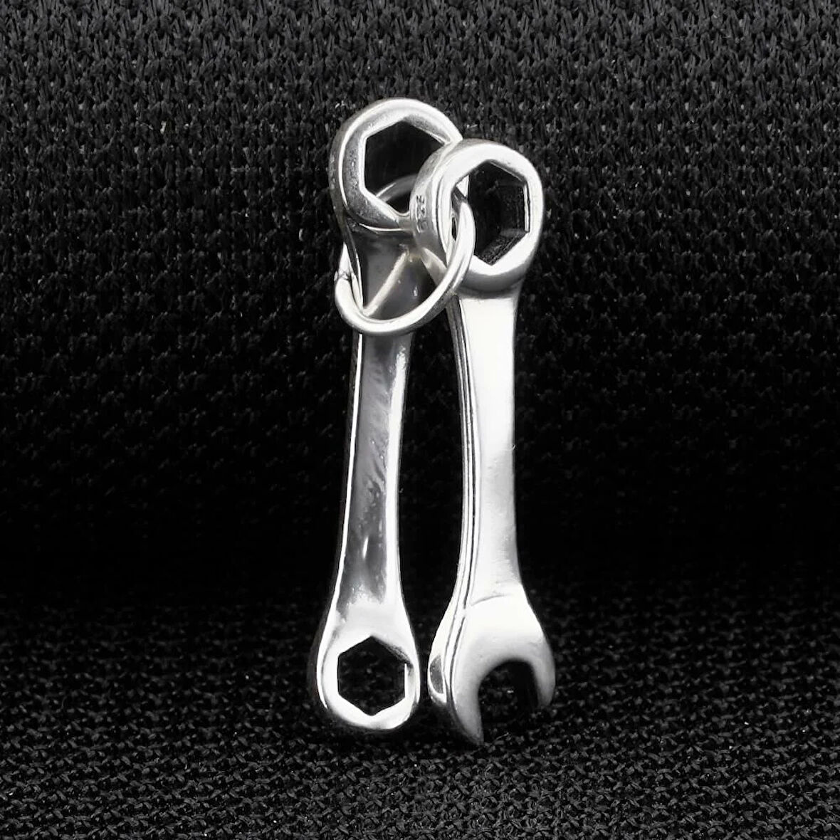 Anahtar Tasarımlı 925 Ayar Gümüş Erkek Kolye Ucu