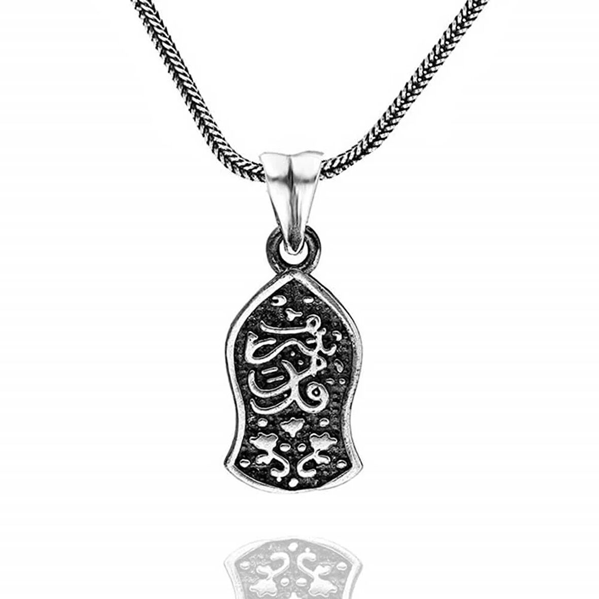 Nali Şerif 925 Ayar Kalın Zincirli Gümüş Erkek Kolye