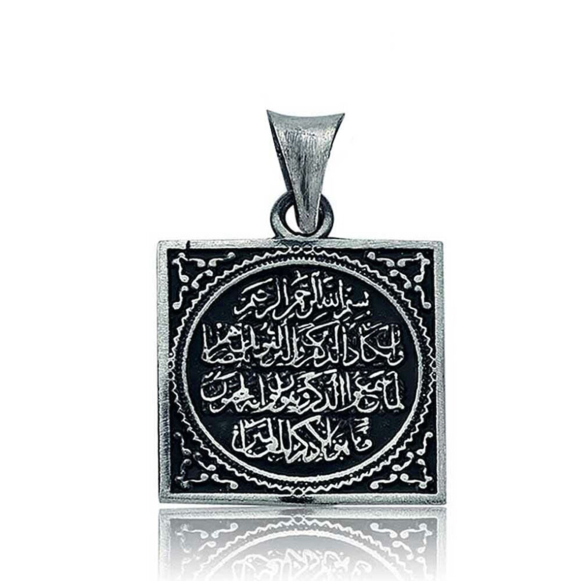 Nazar Duası 925 Ayar  Gümüş Erkek Kolye Ucu