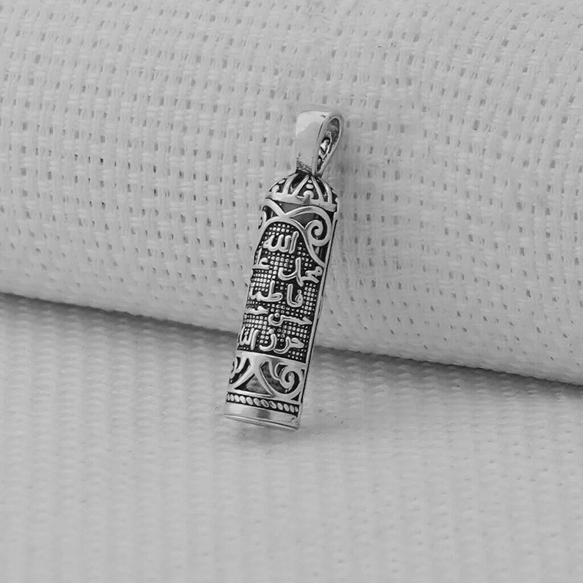 Allah Cc Muhammet Sav Ali Ra Yazılı Cevşen Kebir Erkek Kolye Ucu