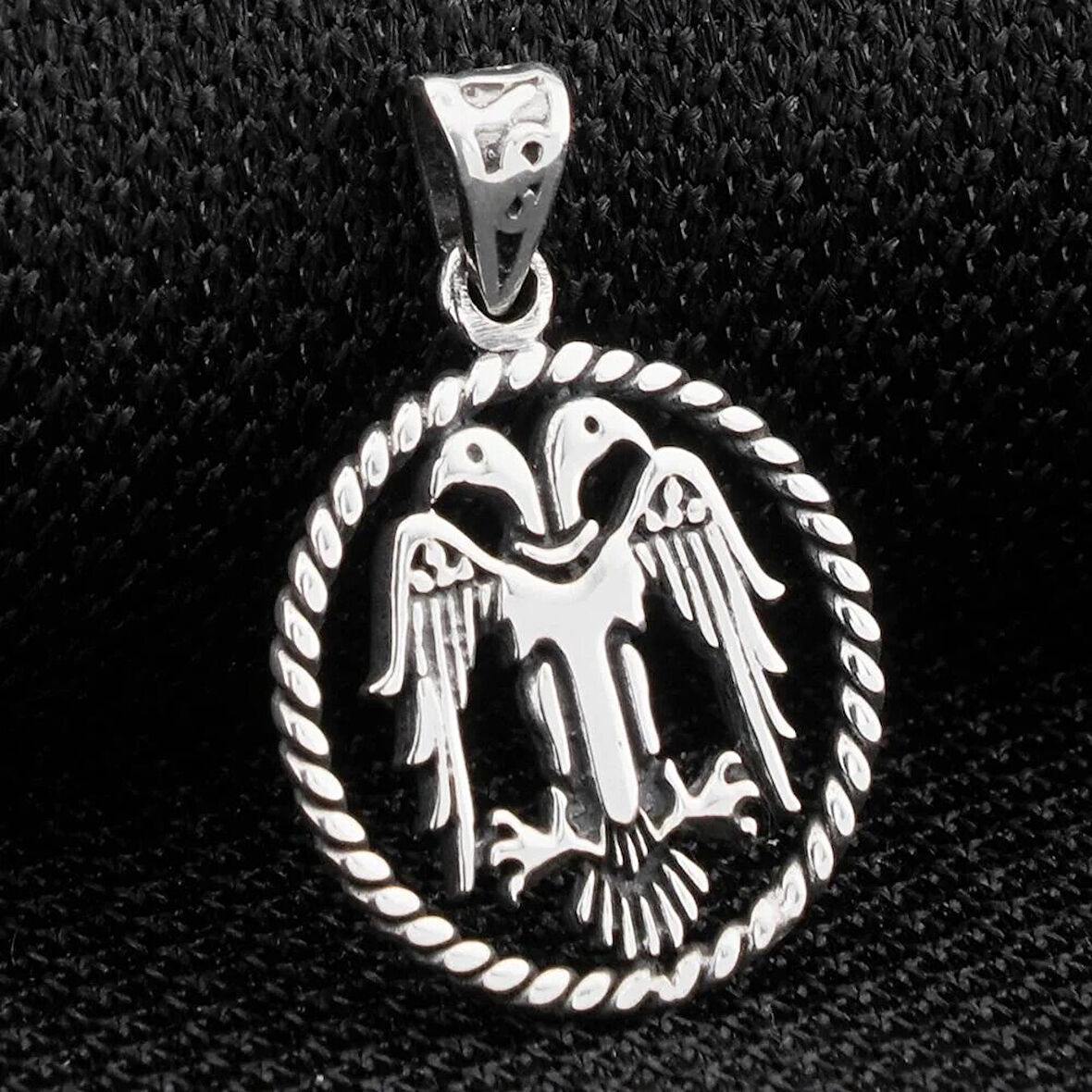 Anadolu Selcuklu 925 Ayar Gümüş Erkek Kolye Ucu