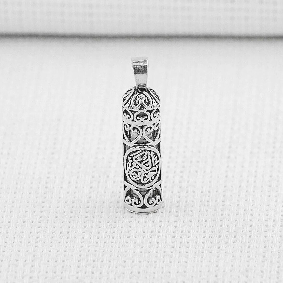 Cevşeni Kebir Dualı 925 Ayar Gümüş Erkek Kolye Ucu