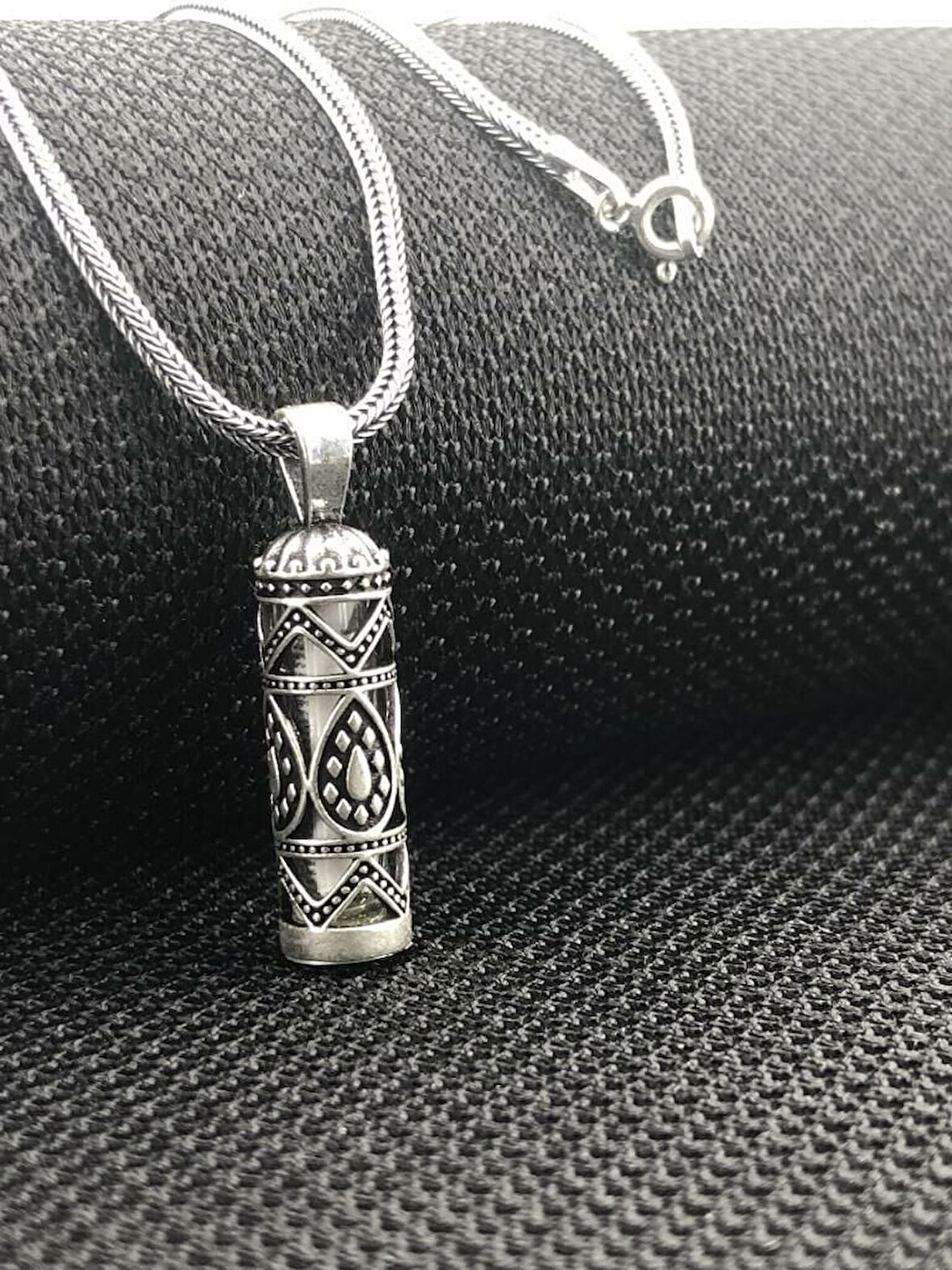 Cevşeni Kebir Dualı 925 Ayar Gümüş Erkek Kolye