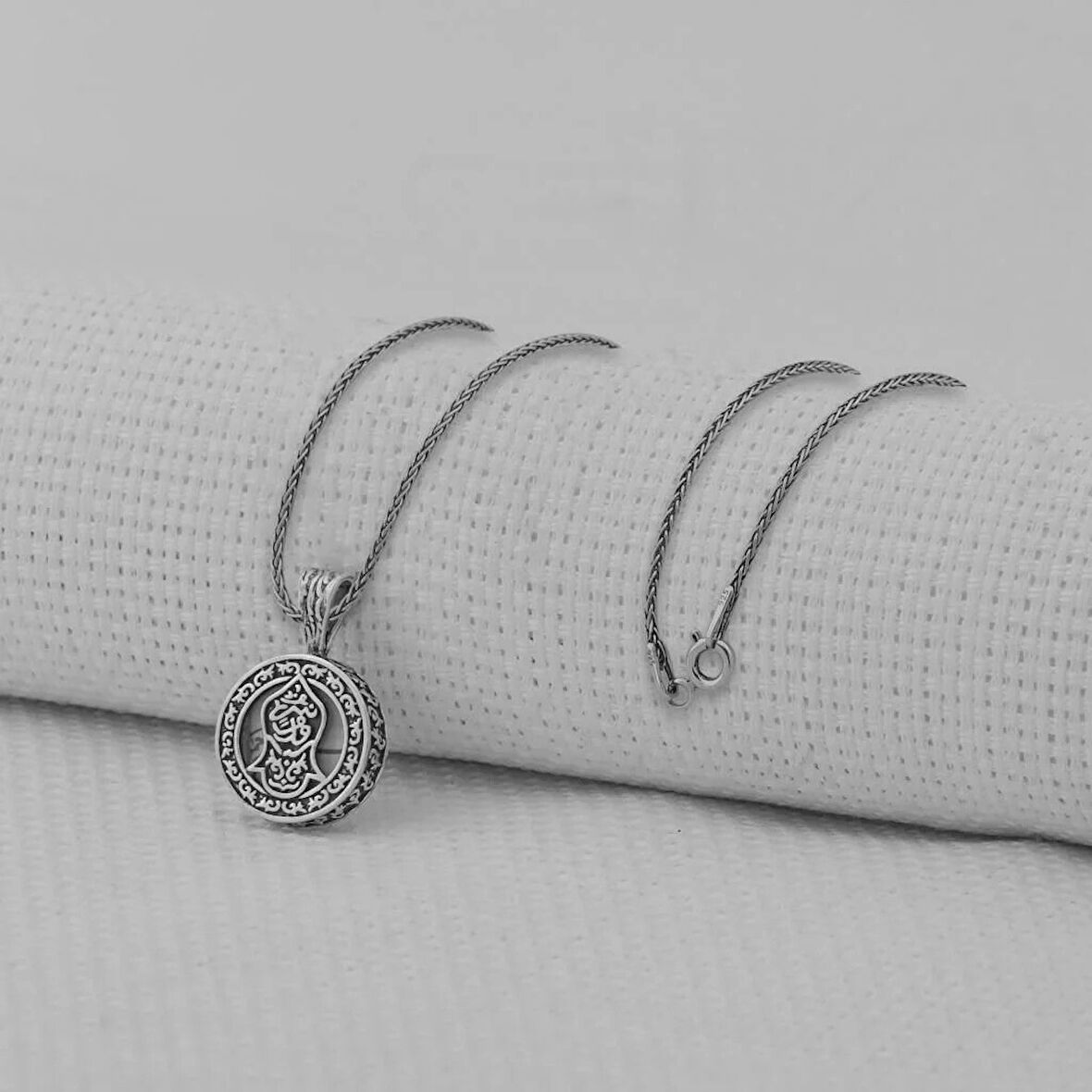 Cevşeni Kebir Dualı 925 Ayar Gümüş Erkek Kolye