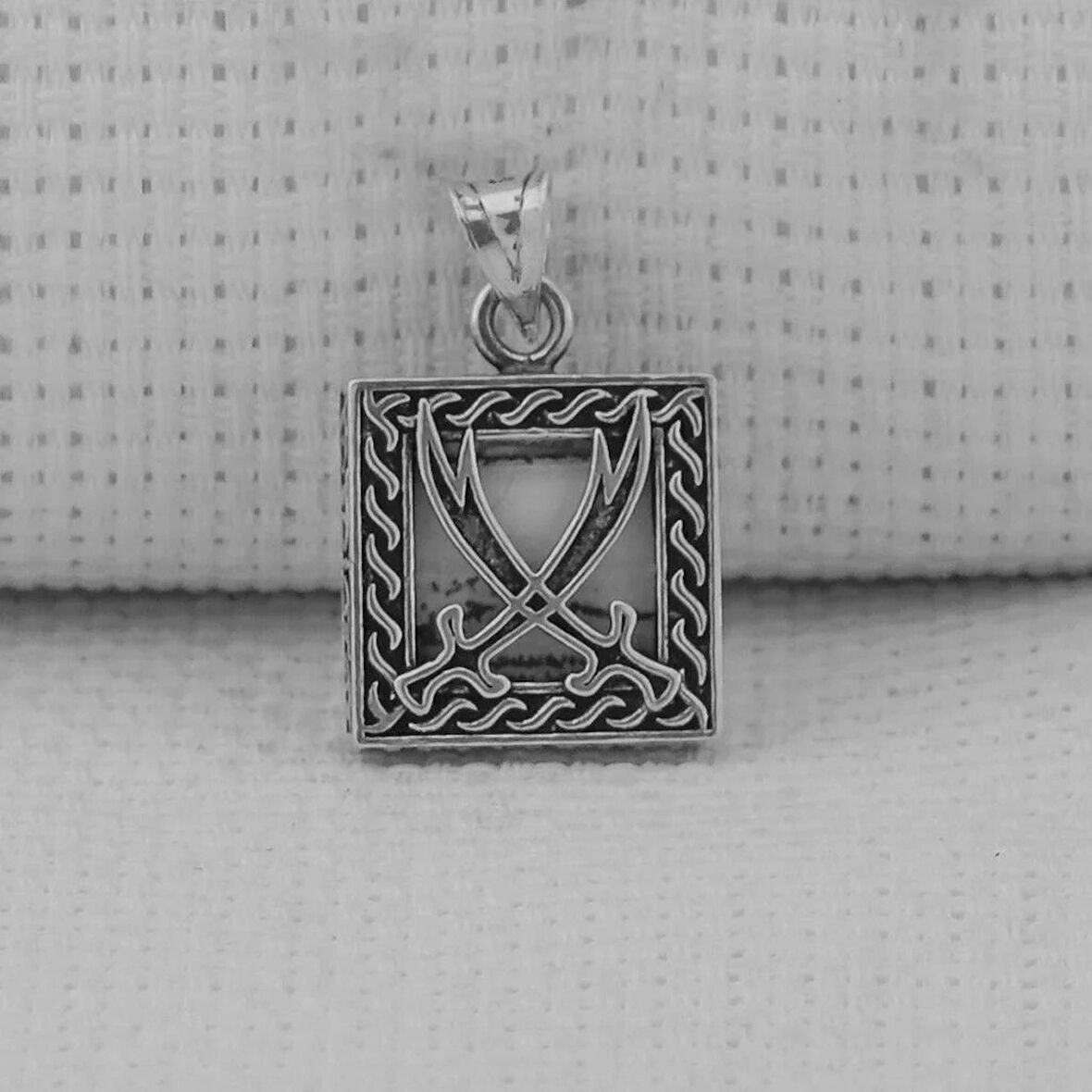 Zülfikar Kebir Dualı Cevşen 925 Ayar Gümüş Erkek Kolye Ucu