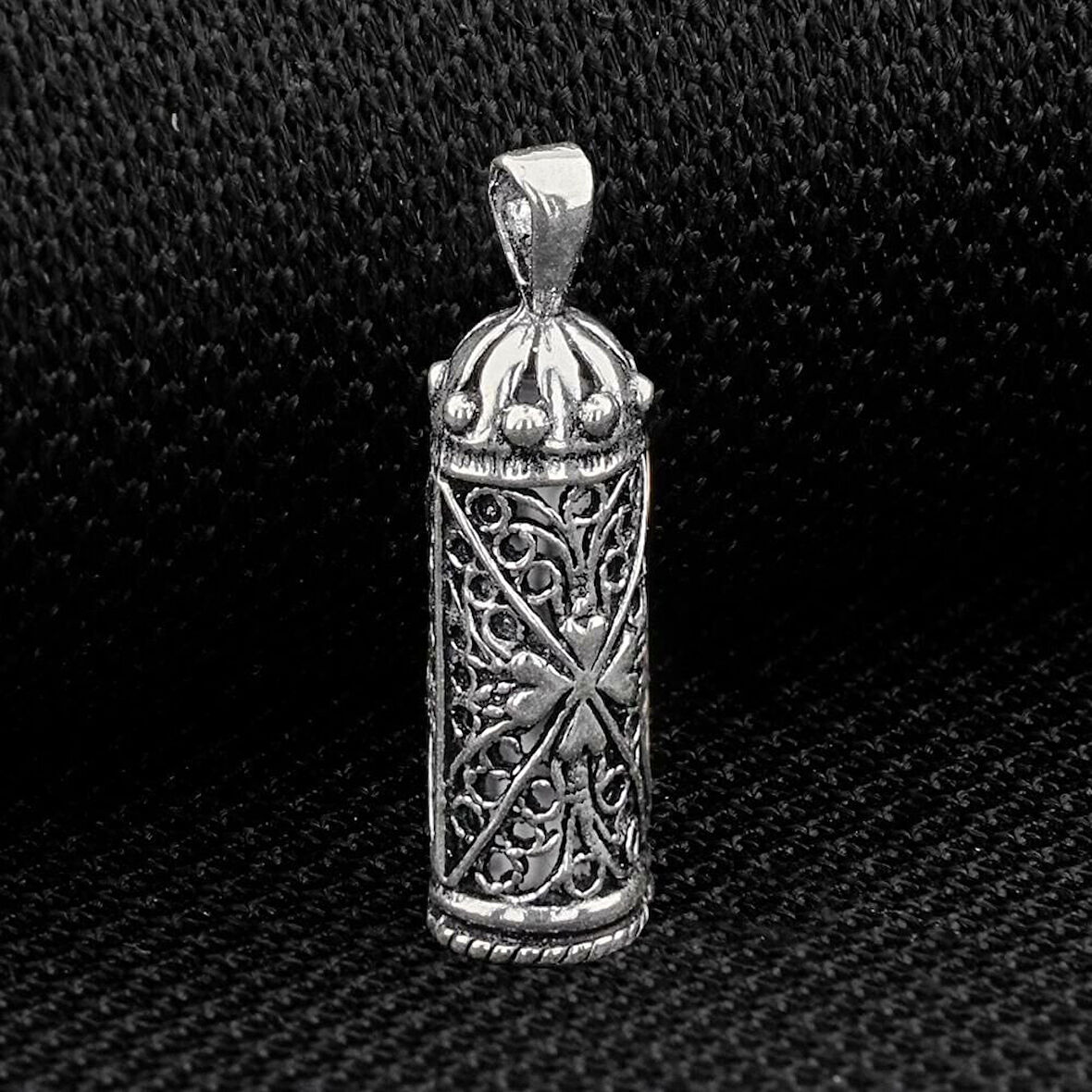 Tasarım Cevşen Dualı 925 Ayar Gümüş Erkek Kolye Ucu