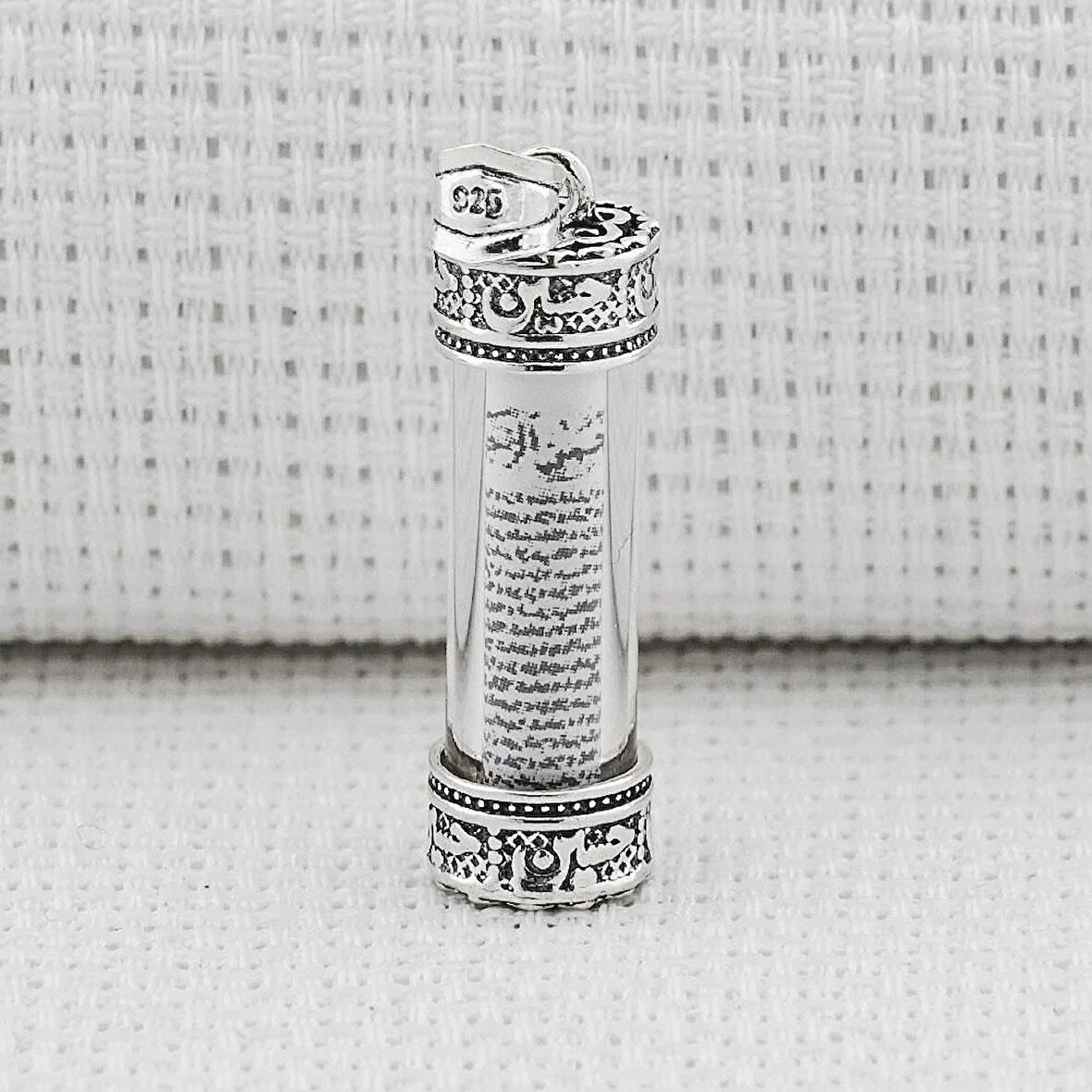 Cevşeni Kebir Dualı 925 Ayar Gümüş Erkek Kolye Ucu