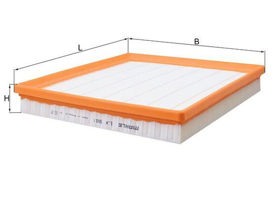 Mercedes Hava Filtresi - Hava Filtresi - Mhl Lx981