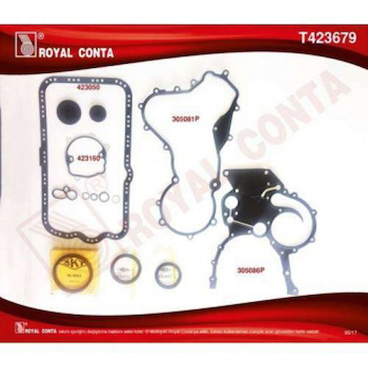 Renault Alt Takım Contası Skt Keceli Master 2,2 / 2,5dci - Royal T423679