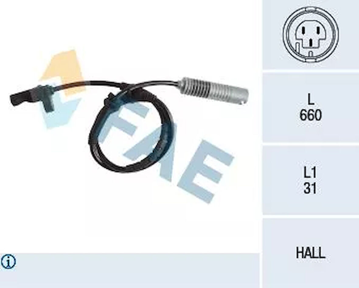 Bmw Abs Sensoru On Bmw E87 E81 E90 E92 E93 - Fae 78186