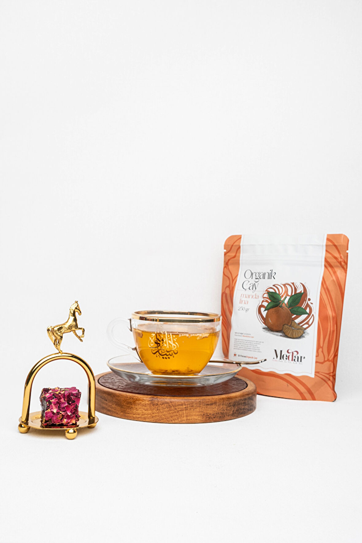 Gerçek Meyve Parçacıklı Organik Mandalina Çayı 250 gr