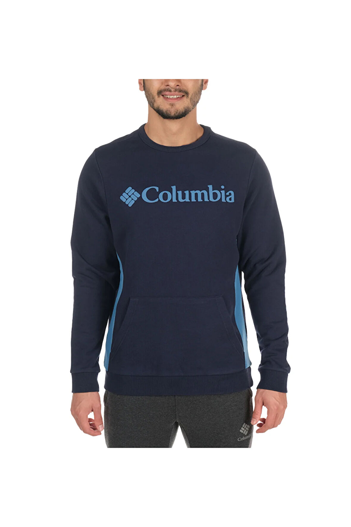 % 100 Pamuk Bisiklet Yaka Outdoor Sweat Erkek Sweat 9150001464