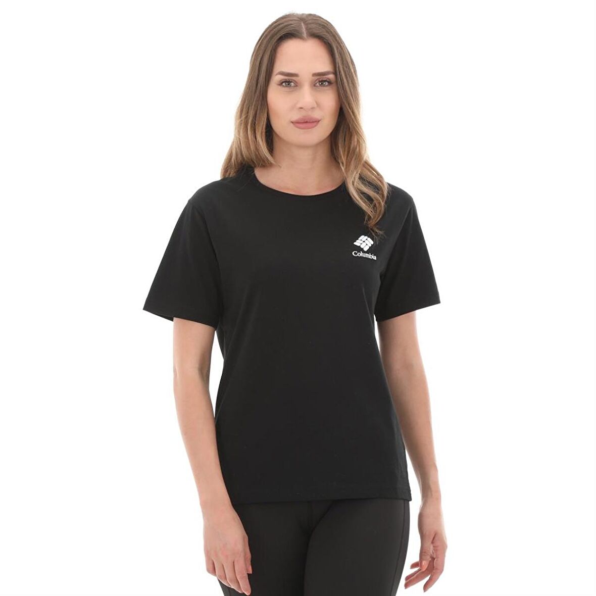 Columbia CSC W Stacked Mini Gem Logo Siyah T-shirt