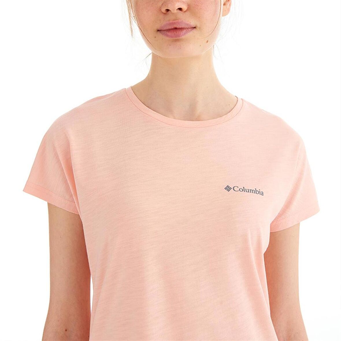 Columbia Csc W Floral Blur Ss Tee Pembe T-Shirt