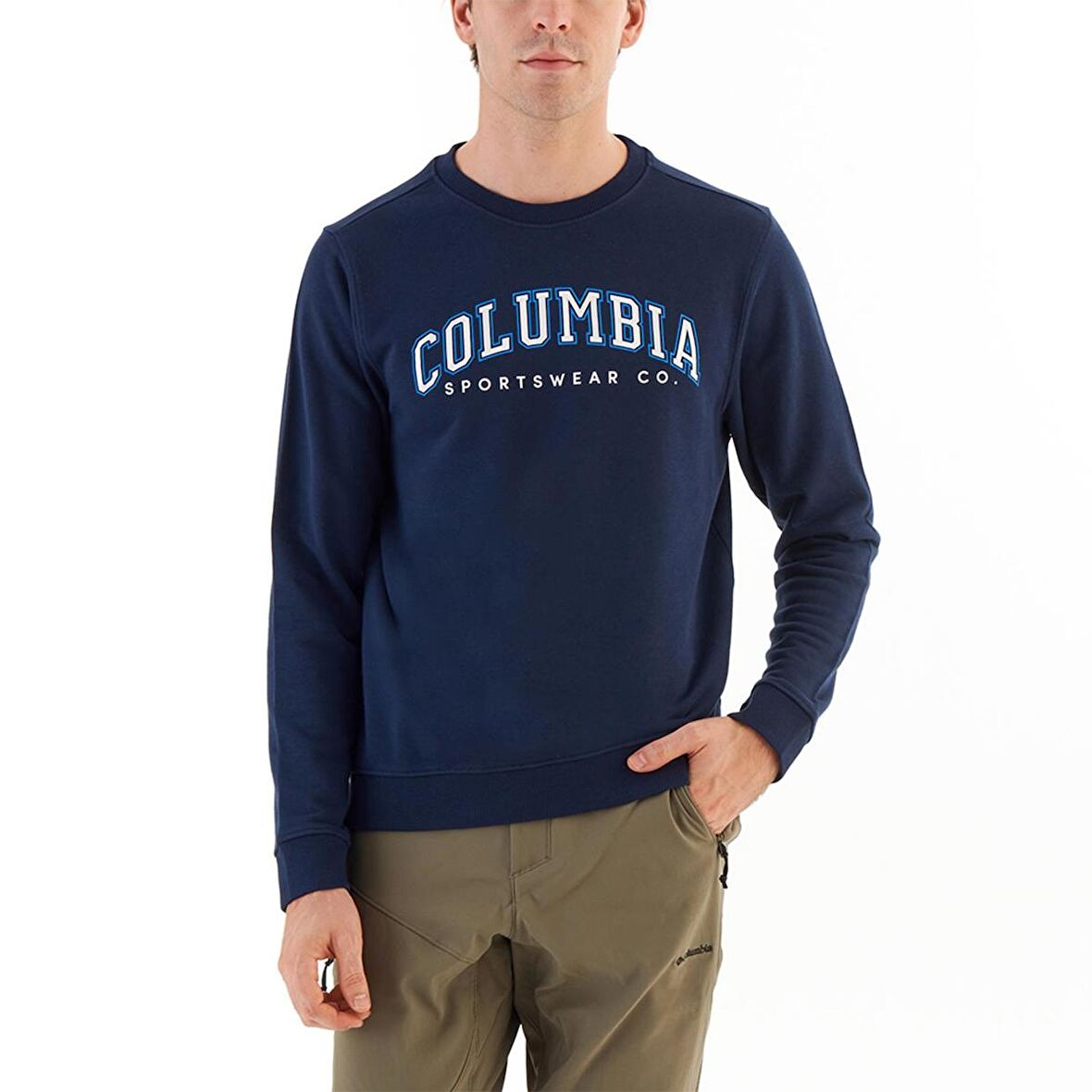 Columbia Csc M Collage Logo Lacivert Erkek Sweatshirt