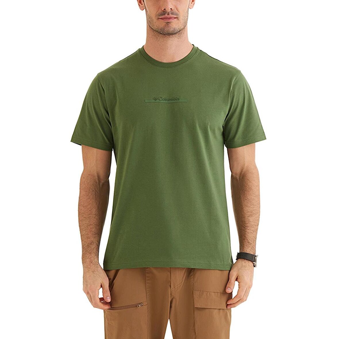 Columbia Csc M Bar Split Graphic Ss Tee Erkek Tişört CS0121