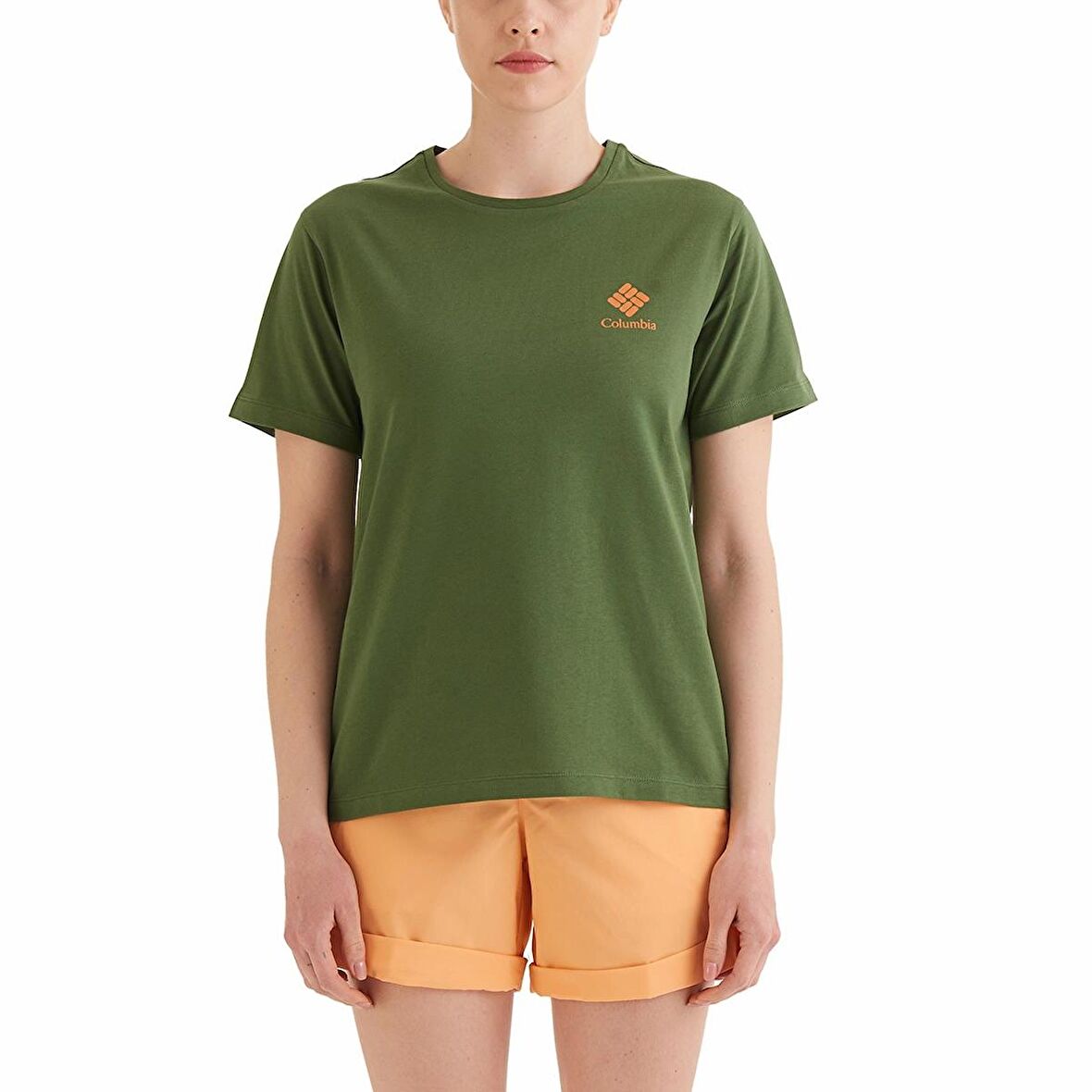 Columbia Csc W Stacked Mini Gem Logo Kadın Tişört CS0316