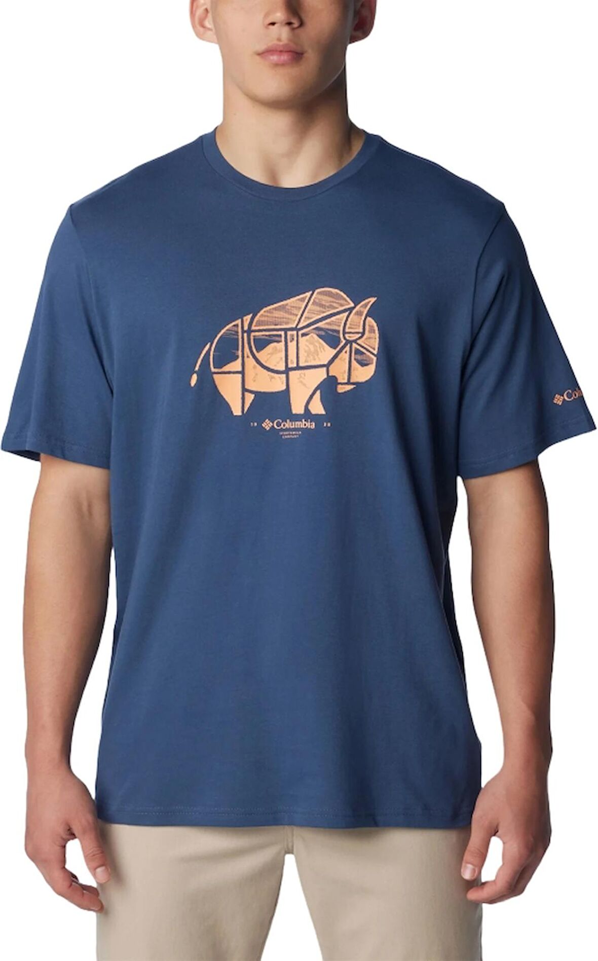 Columbia CSC M Range Roamer Outdoor Ss Tee Erkek Kısa Kollu Tişört CS0360-480