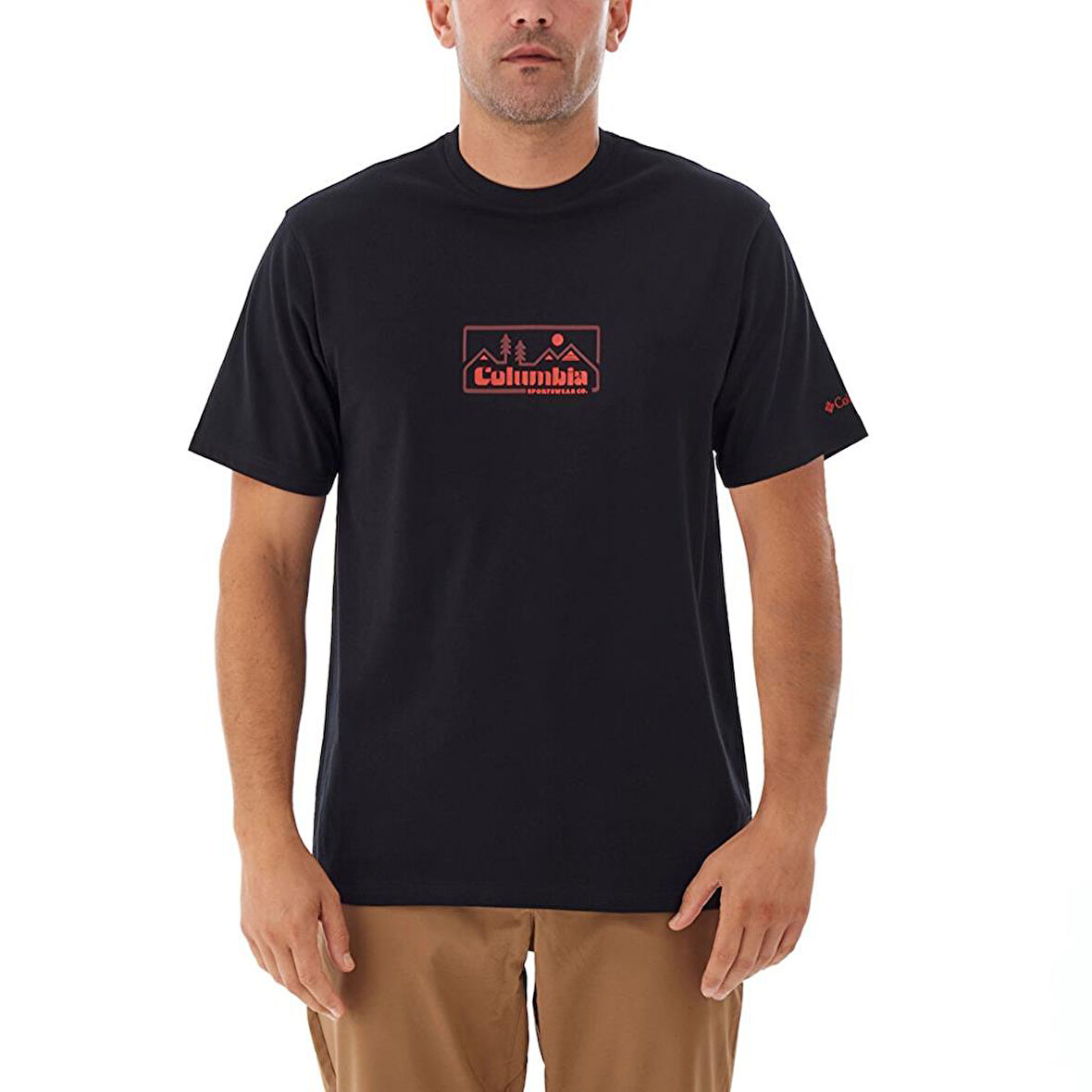 Columbia Csc M Peaked Badge Ss Tee Erkek Kısa Kollu Tişört CS0397