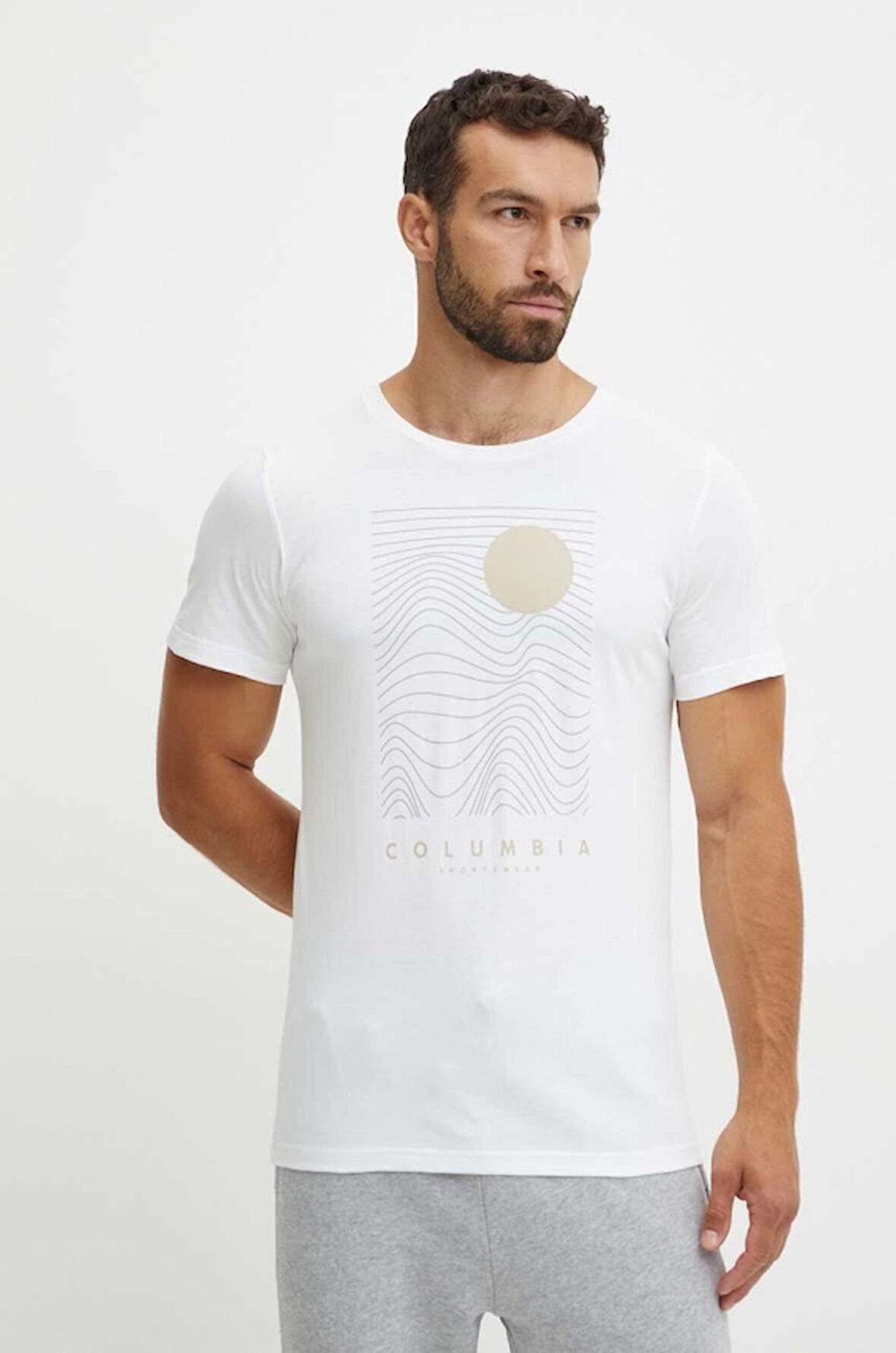 Columbia Csc M Linear Drifts Ss Tee Erkek Tişört CS0390