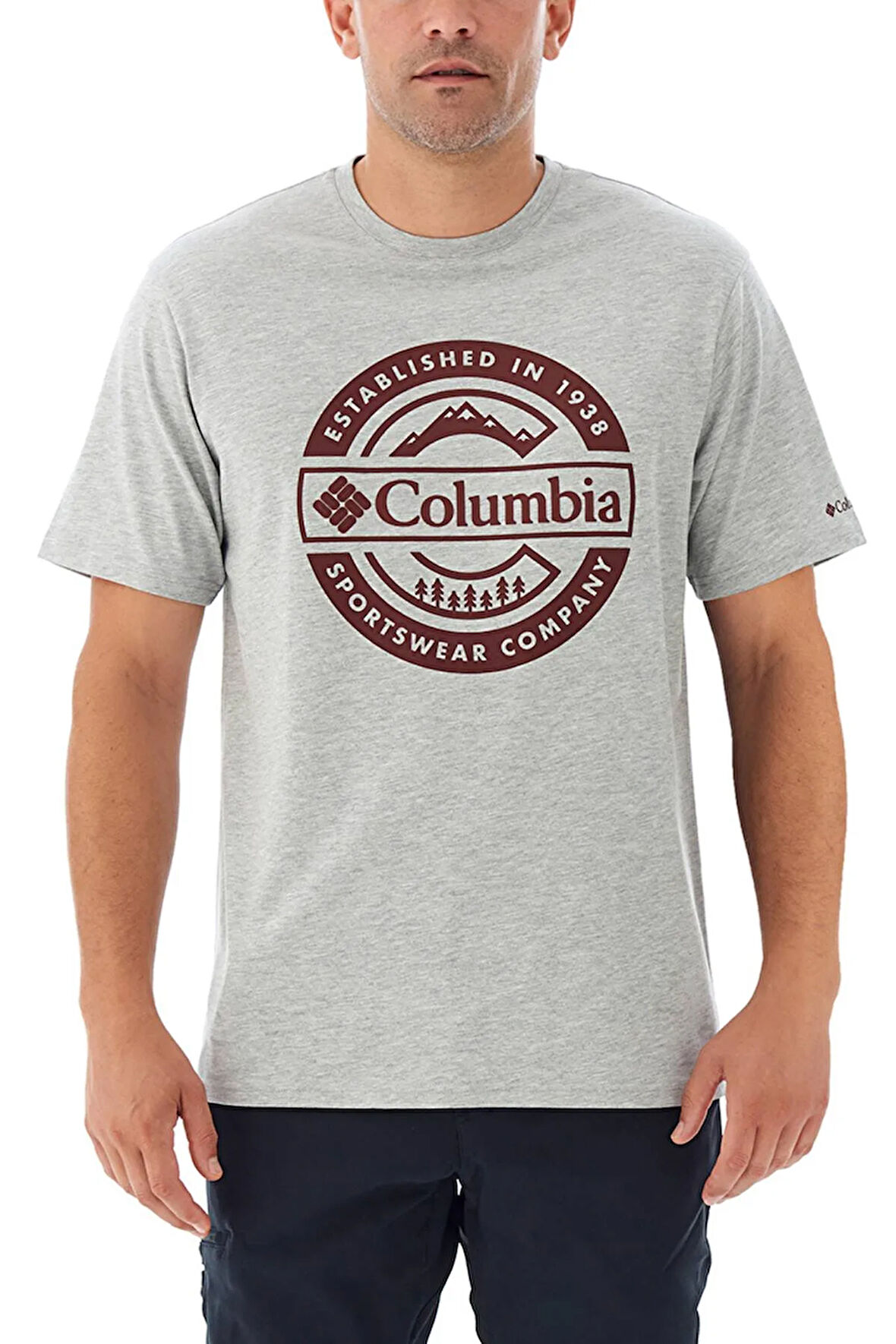 CS0387 CSC M BUTTON BADGE SS TEE