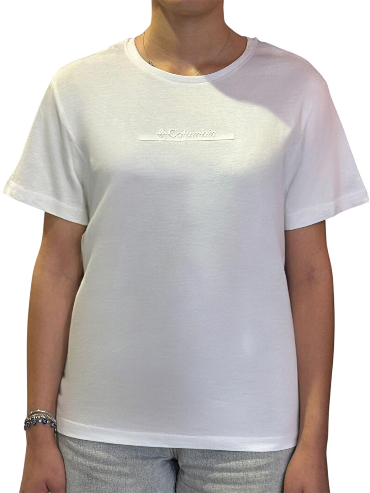 Columbia Kadın Beyaz Kısa Kollu T-Shirt T-Shirt