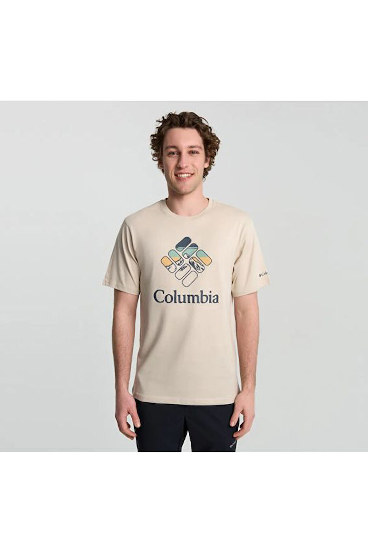 Columbia CSC M Heavenly Stacked Gem SS Tee Erkek Kısa Kollu Tişört CS0413
