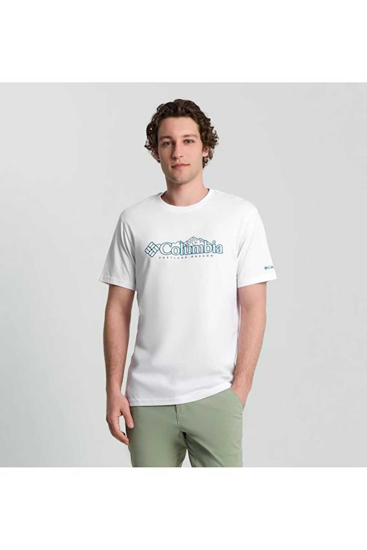 Columbia CSC M Branded Peaks SS Tee Erkek Kısa Kollu Tişört CS0414