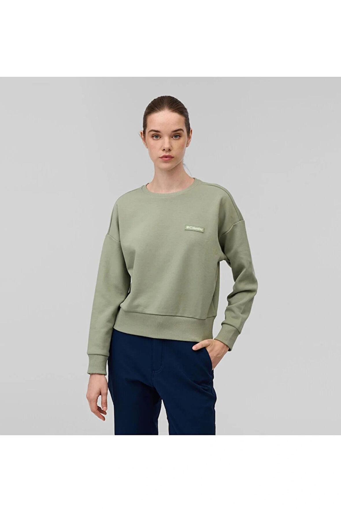 COLUMBIA CS0439 CSC W MARBLE CANYON II CROP SWEATHIRT kadın SWEATSHIRT 9250251348