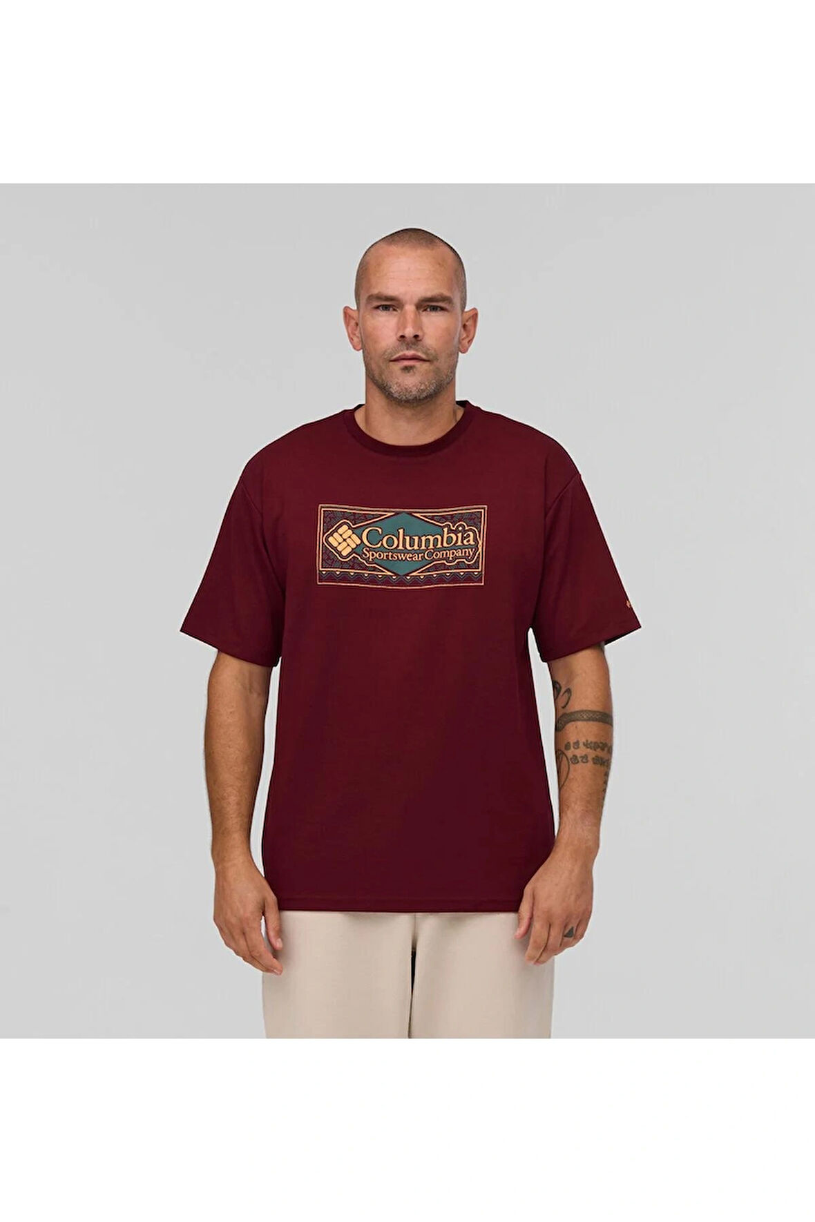 COLUMBIA CS0458 CSC M FRAMED DIAMOND SS TEE ERKEK T-SHIRT 9121051624