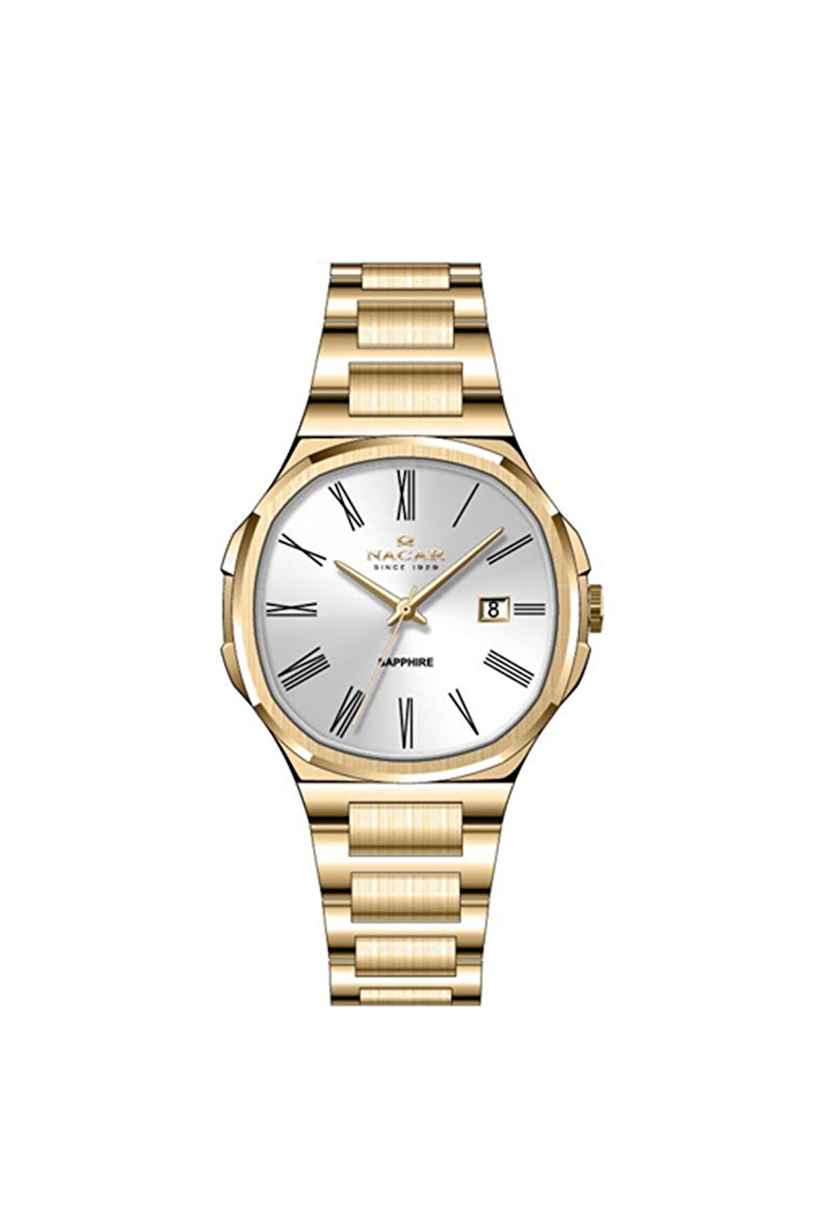 SAFİR CAM KLASİK ALTIN KADIN KOL SAATİ NC33-398377-DWM